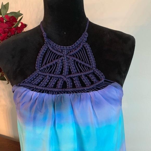 TRINA TURK  I  Amaia Summer Ombré Habotai Dress - Picture 4 of 8